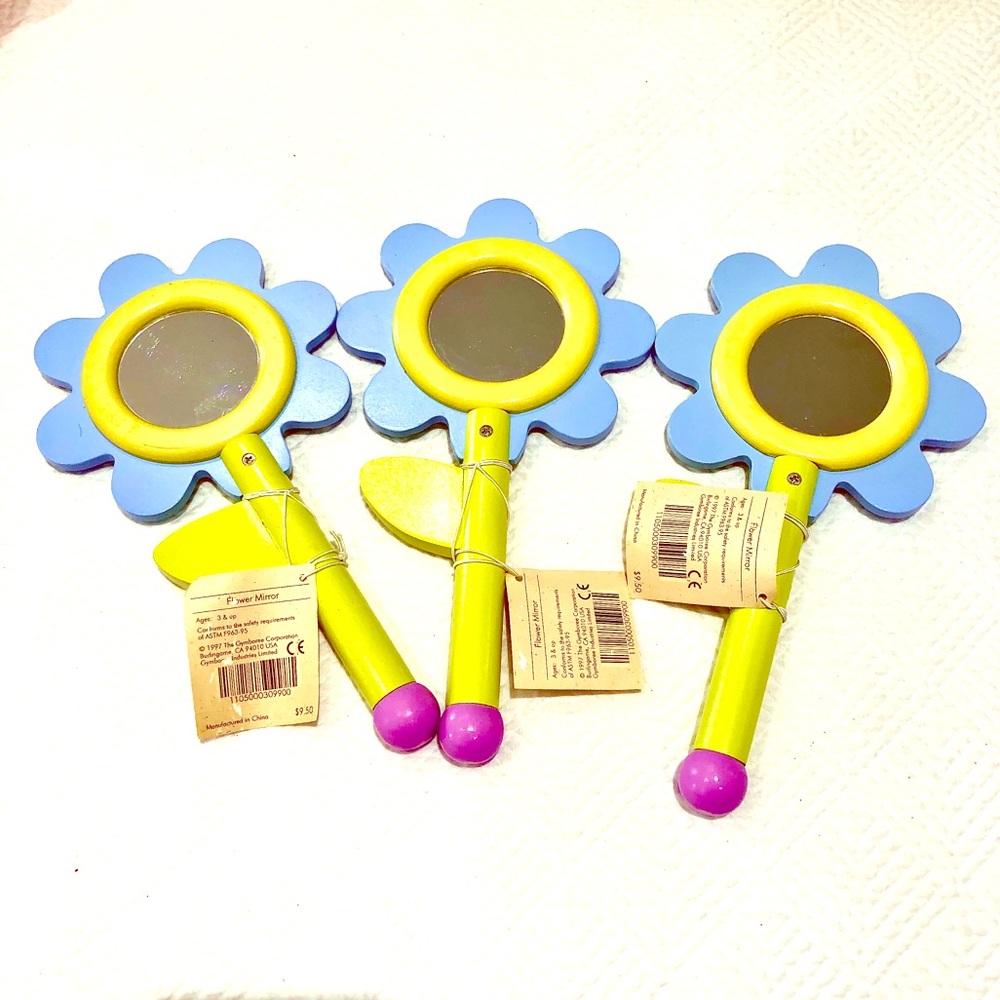 NWT Gymboree flower mirrors, 3 piece set